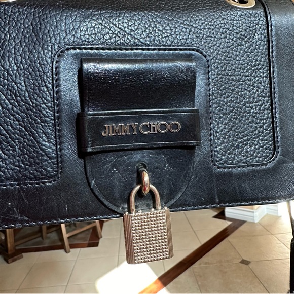Authenthic Jimmy Choo Padlock Leather Handbag - Picture 5 of 16